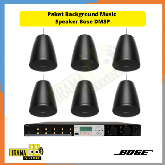 Paket Background Music Speaker Ceiling Pendant Bose DM3P - 6 Speaker